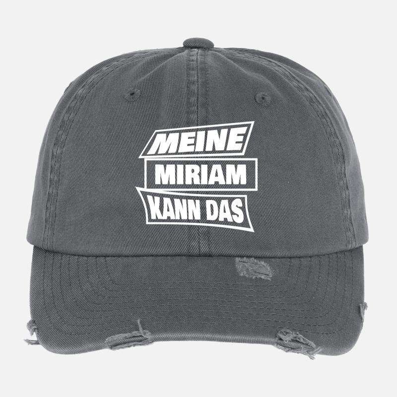 Miriam Miriam Flexfit Vintage Destroyed Cap