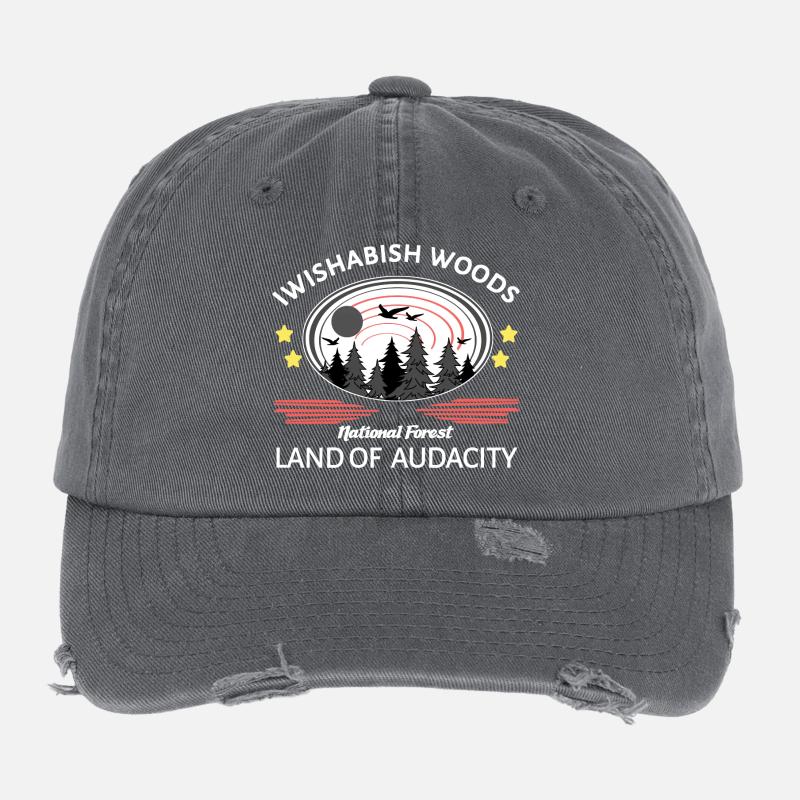 Iwishabish woods Flexfit Vintage Destroyed Cap
