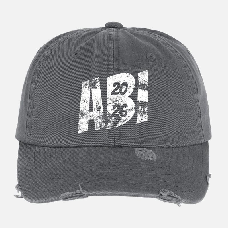 Abi 2026 - Abitur - Don Casquette vintage effet usé Flexfit