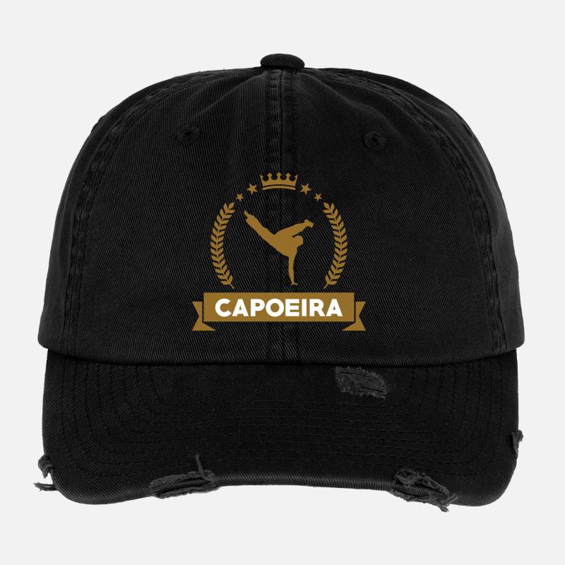 Capoeira - Fighting - Dance Flexfit Vintage Destroyed Cap