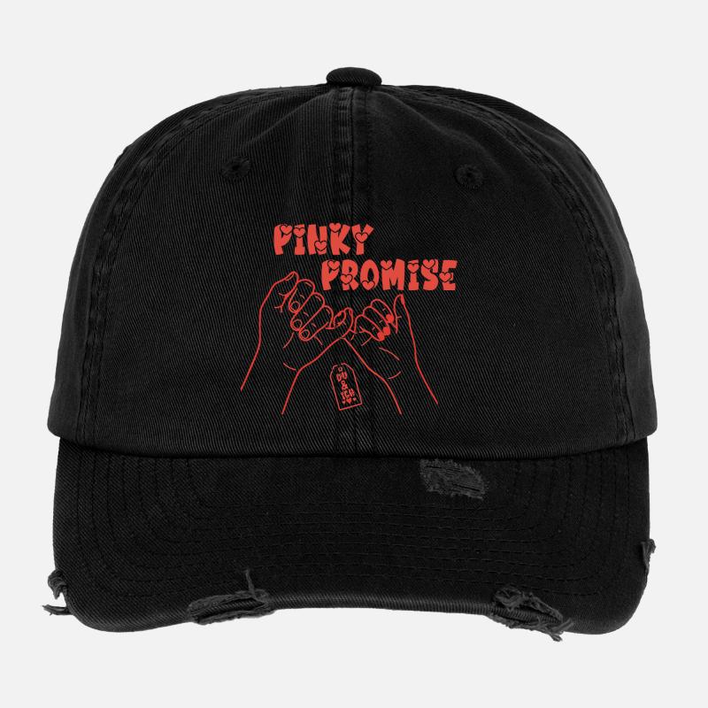 Pinky Promise – Chemise Déclaration d’Amour Casquette vintage effet usé Flexfit