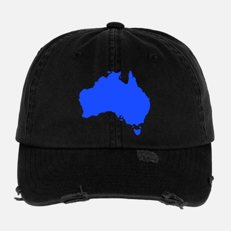 Australia Flexfit Vintage Destroyed Cap