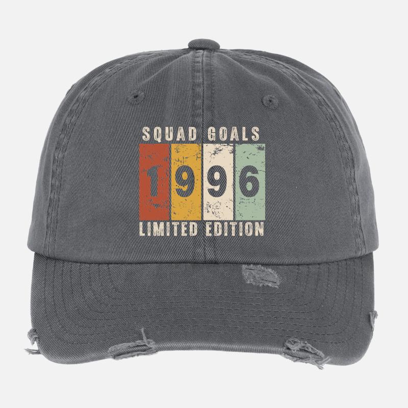 anniversaire 1996 - 30 ans Casquette vintage effet usé Flexfit