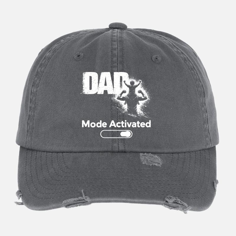 Cadeau du Père Drôle en mode Papa Activé Casquette vintage effet usé Flexfit