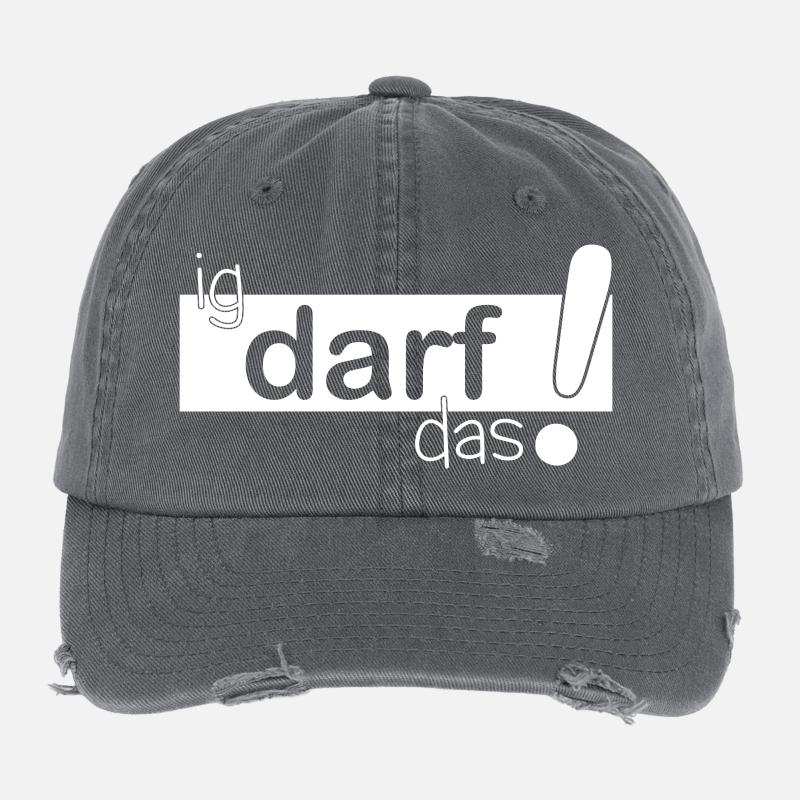 ig darf das! Flexfit Vintage Destroyed Cap