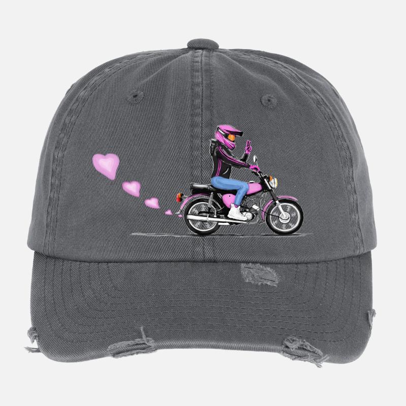 Simson Girl Flexfit Vintage Destroyed Cap