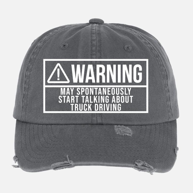 Lastwagenfahrer Flexfit Vintage Destroyed Cap