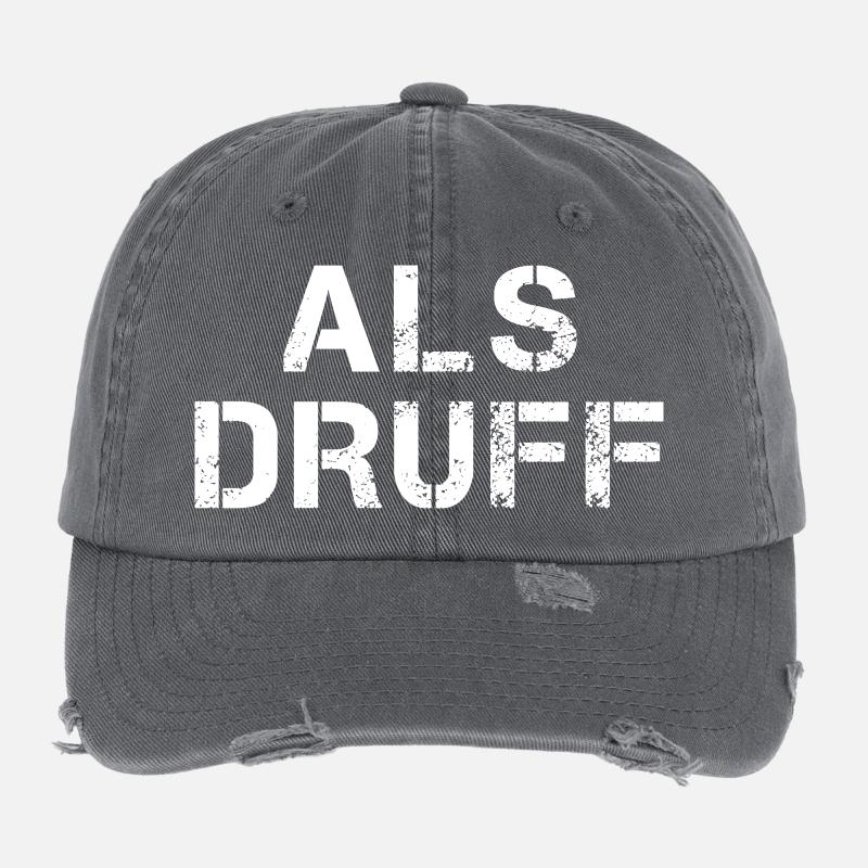 ALS DRUFF Diction hessoise Casquette vintage effet usé Flexfit
