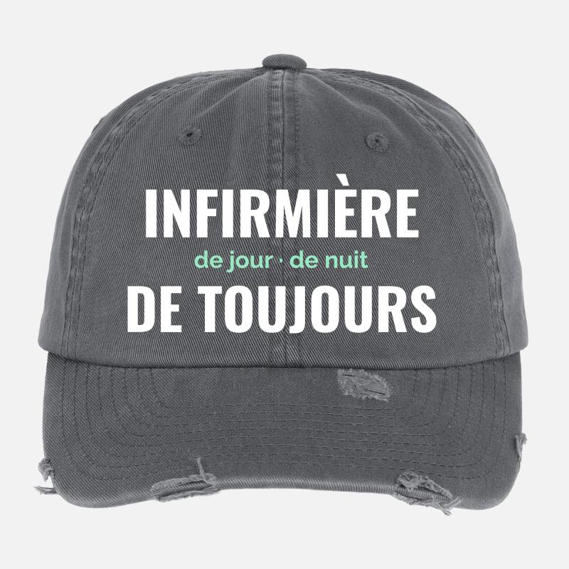 Infirmière de Toujours Casquette vintage effet usé Flexfit