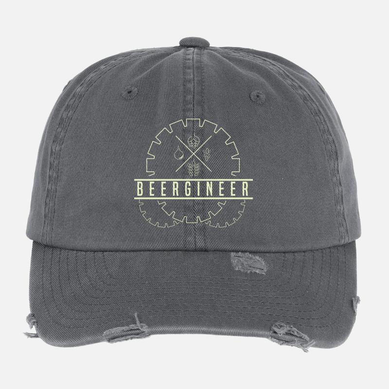 Bier Bierbrauer Flexfit Vintage Destroyed Cap