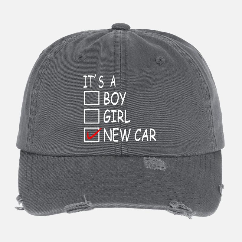 Neues Auto Flexfit Vintage Destroyed Cap