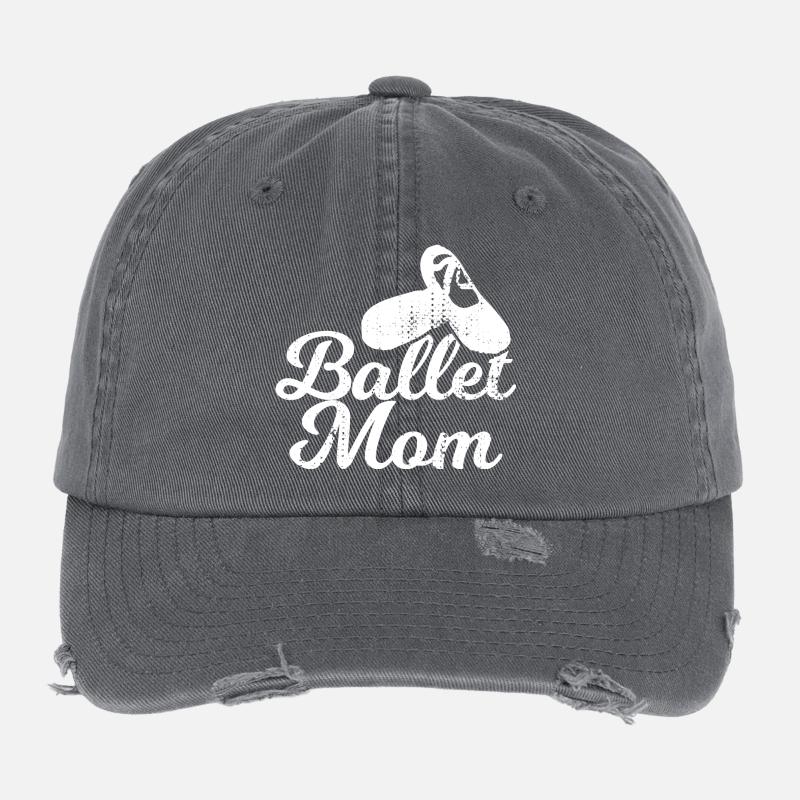 Maman de ballet Casquette vintage effet usé Flexfit