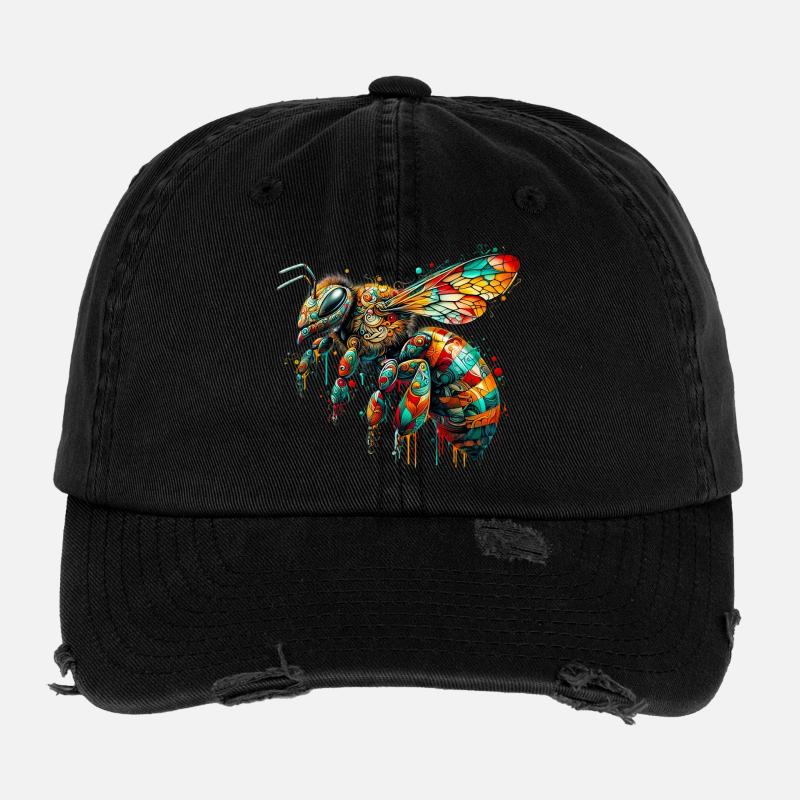 Bee Flexfit Vintage Destroyed Cap