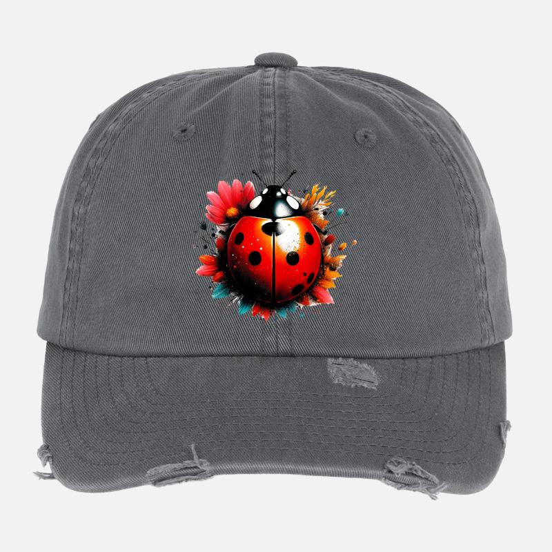 Coccinelle Casquette vintage effet usé Flexfit