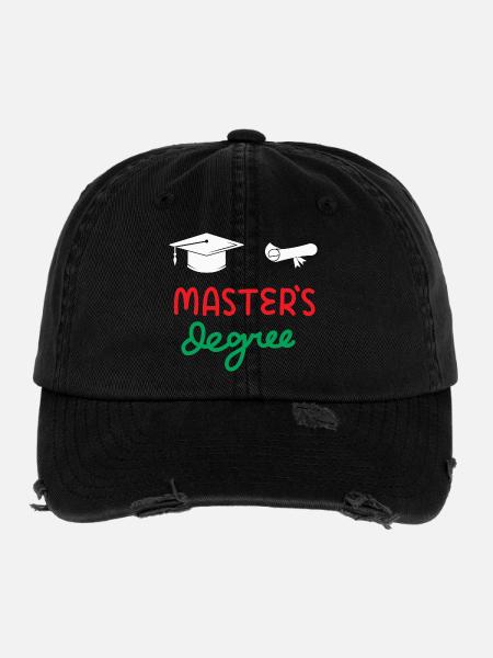 Maîtrise - Casquette vintage effet usé Flexfit - noir - Devant