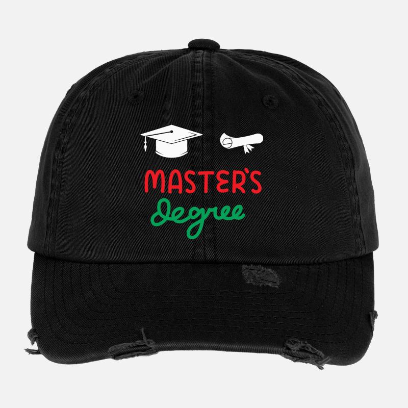 Master's Degree Flexfit Vintage Destroyed Cap