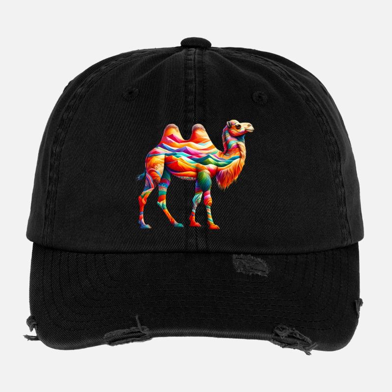 Kamel Flexfit Vintage Destroyed Cap