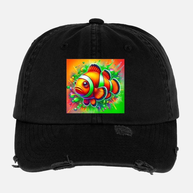 Clownfisch Flexfit Vintage Destroyed Cap