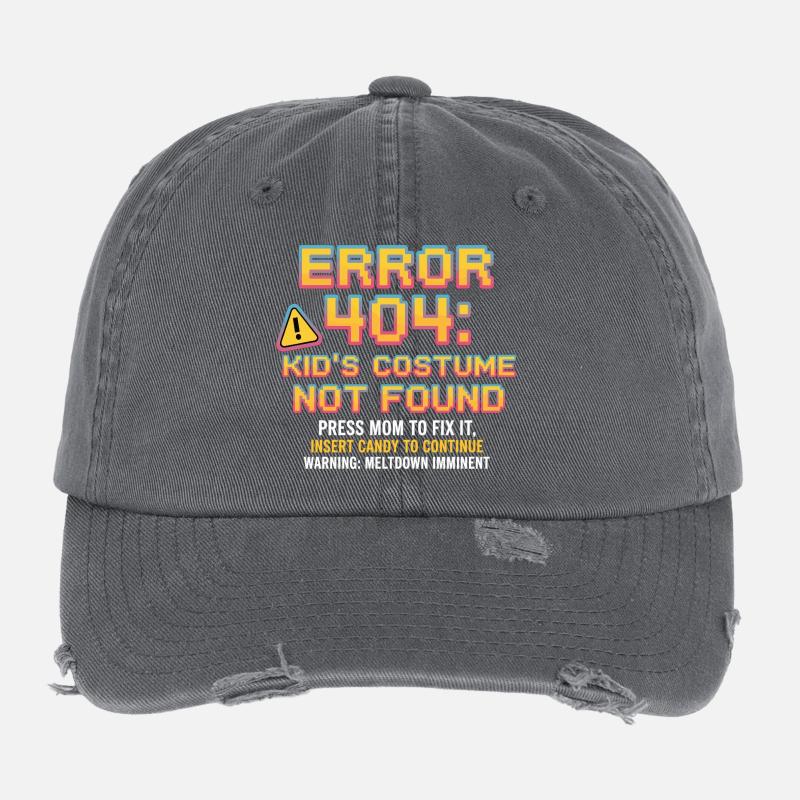 Error 404 Kinderkostüm nicht gefunden Flexfit Vintage Destroyed Cap