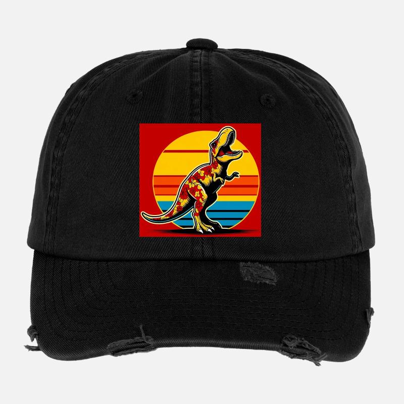 Dinosaurier Flexfit Vintage Destroyed Cap