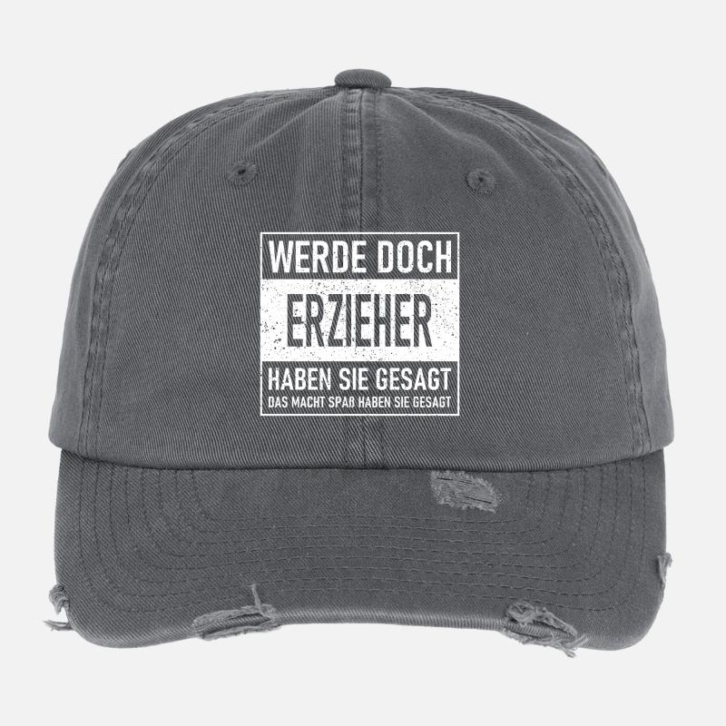 Pourquoi ne deviens-tu pas éducateur, ont-ils dit - Ça fait S Casquette vintage effet usé Flexfit