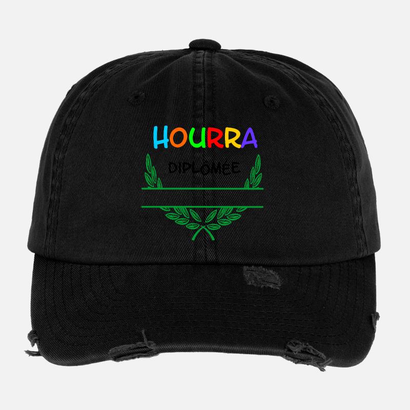 HOURRA Diplômée – Namespace Flexfit Vintage Destroyed Cap