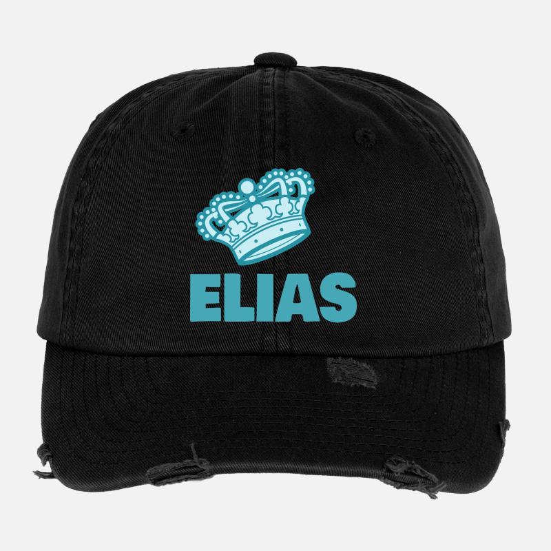 First name Elias Flexfit Vintage Destroyed Cap