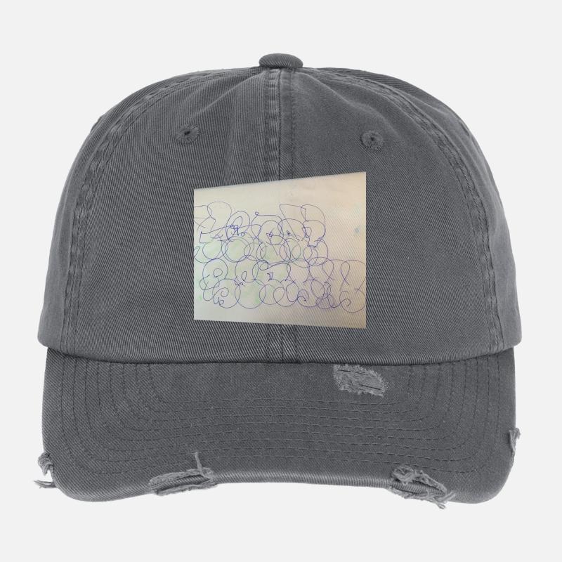 Distorted Berlin Souvenir Flexfit Vintage Destroyed Cap