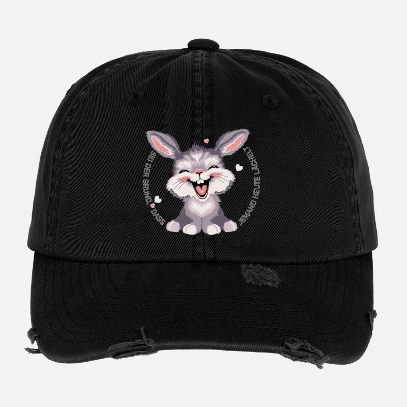happy_hasi1 Flexfit Vintage Destroyed Cap