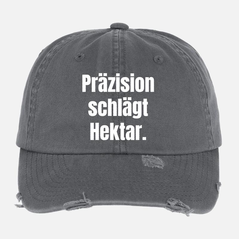Precision beats hectares Flexfit Vintage Destroyed Cap