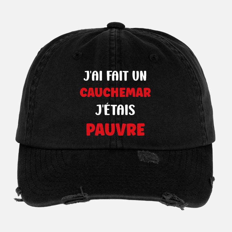 povero Low Profile Destroyed Cap