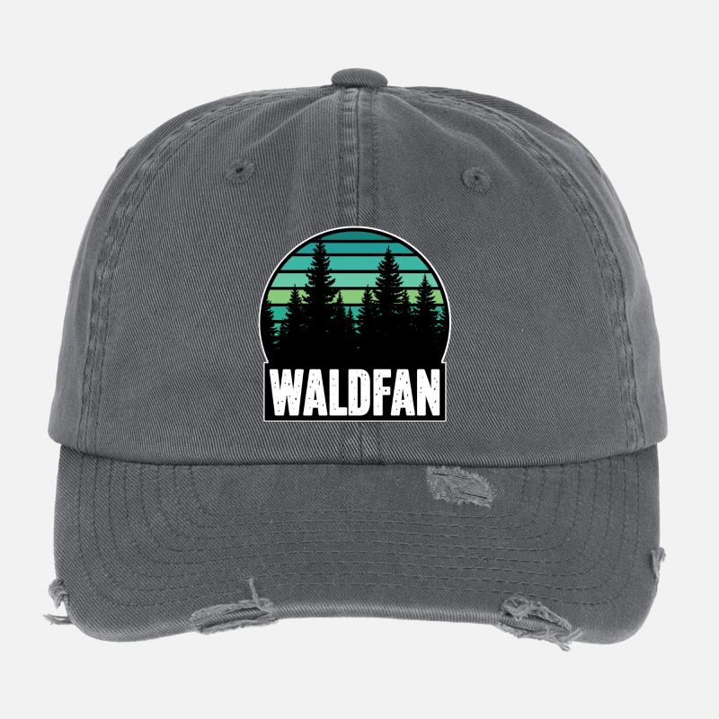 Forest fan Flexfit Vintage Destroyed Cap