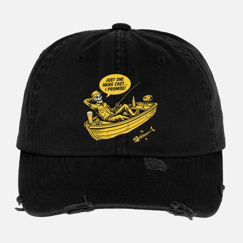 Encore un casting, Angler fun Shirt, sweat à capuche, casquette Casquette vintage effet usé Flexfit