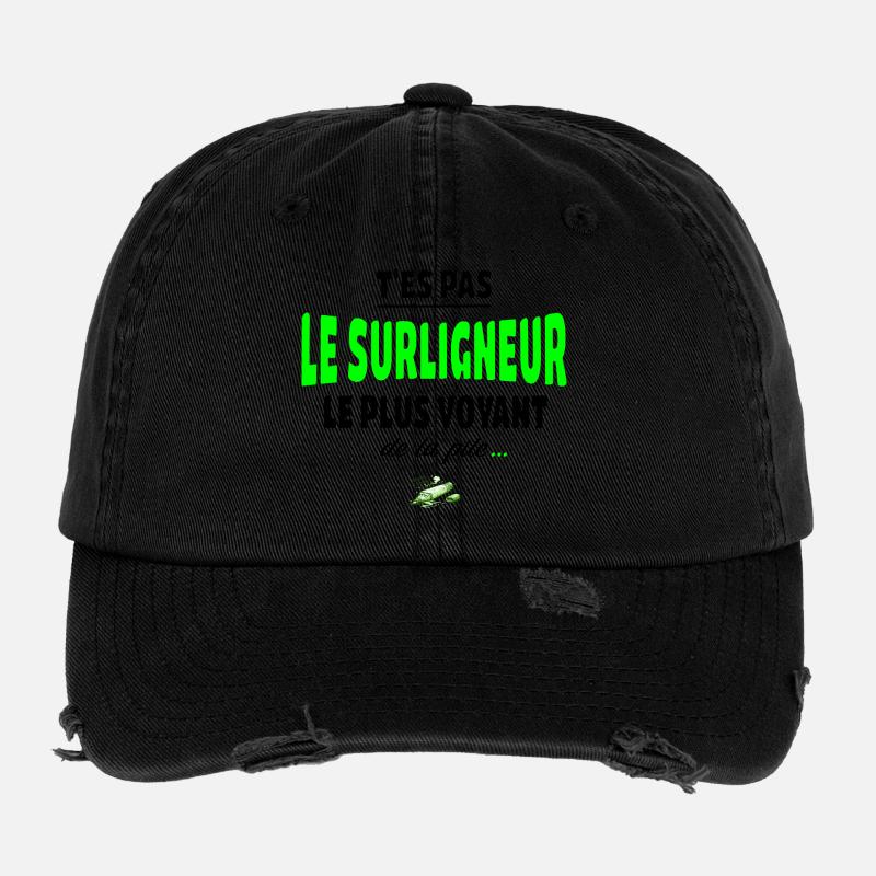 T’es pas le surligneur le plus voyant de la pile Casquette vintage effet usé Flexfit