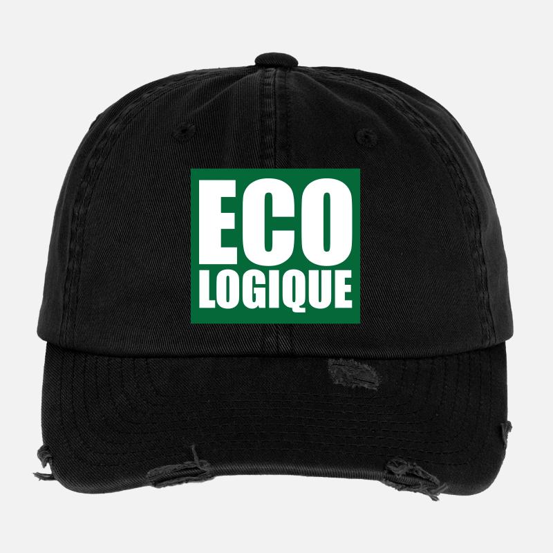 Éco Logique : Pour une Pensée Verte Durable Casquette vintage effet usé Flexfit