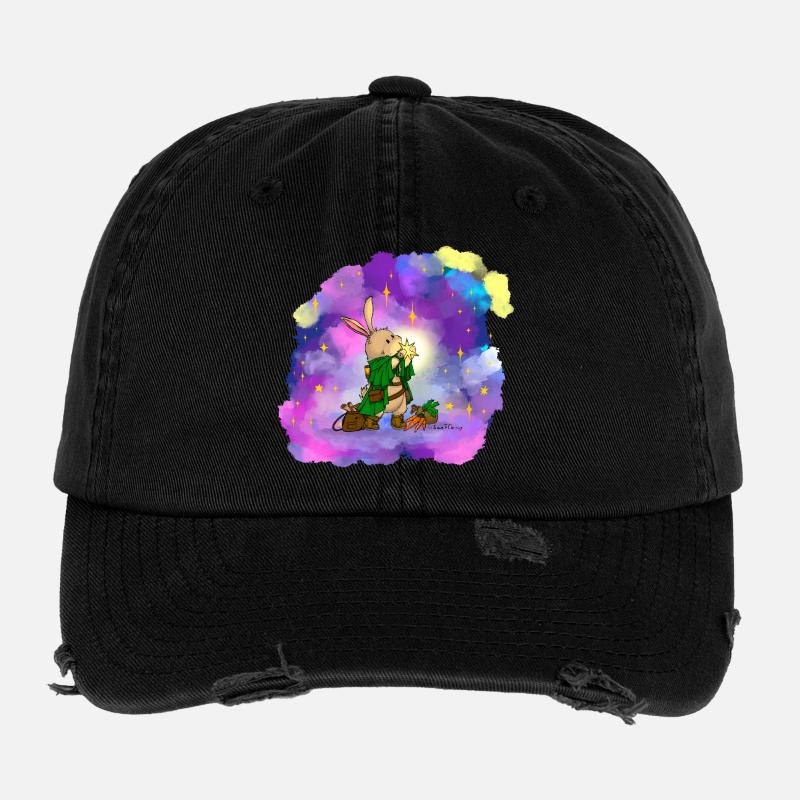 Star Seeker Rabbit Flexfit Vintage Destroyed Cap