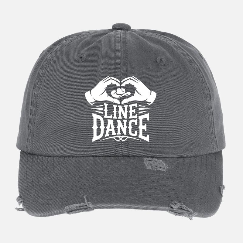 LineDance Hearthand Cowboy Flexfit Vintage Destroyed Cap