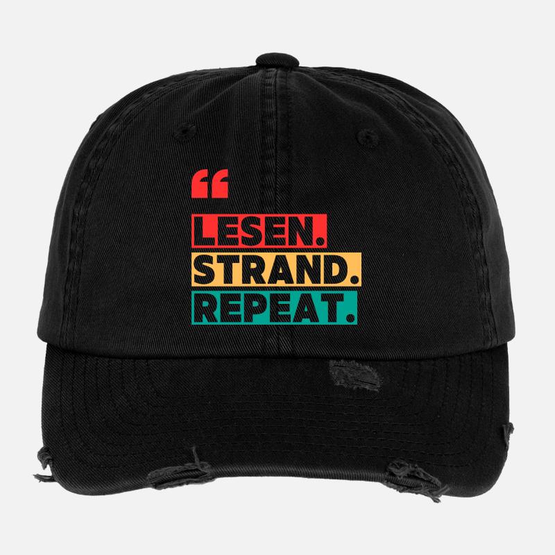 Lire Beach Repeat Casquette vintage effet usé Flexfit