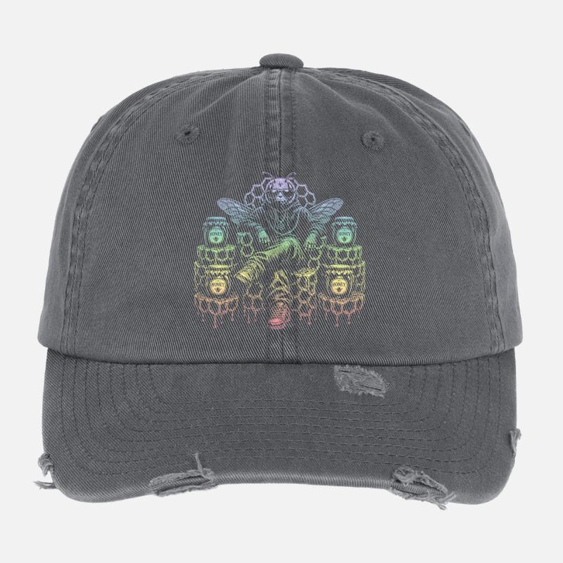 Honigbiene Flexfit Vintage Destroyed Cap