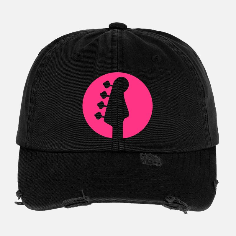 bassist Flexfit Vintage Destroyed Cap