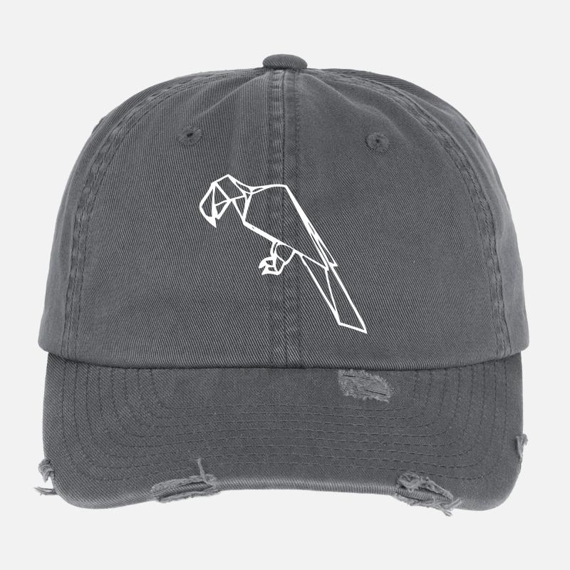 Ara | Papagei | Origami Flexfit Vintage Destroyed Cap