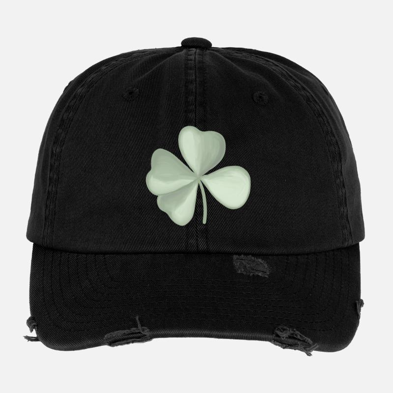 Kleeblatt pastell Flexfit Vintage Destroyed Cap