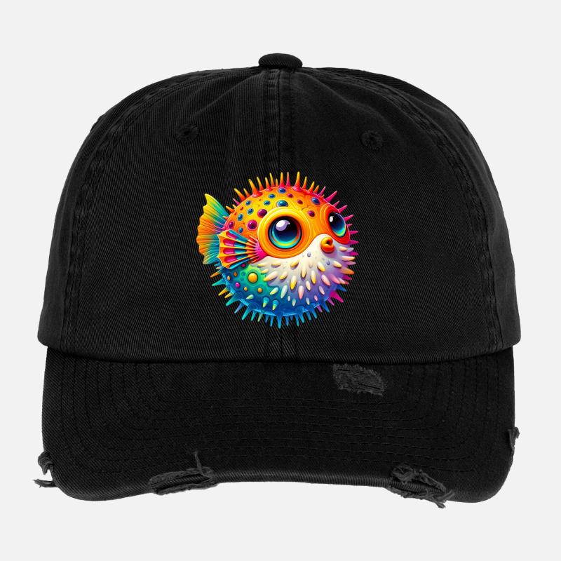 Kugelfisch Flexfit Vintage Destroyed Cap