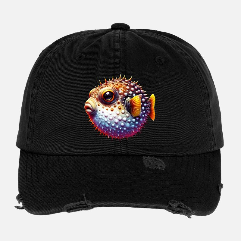 Kugelfisch Flexfit Vintage Destroyed Cap
