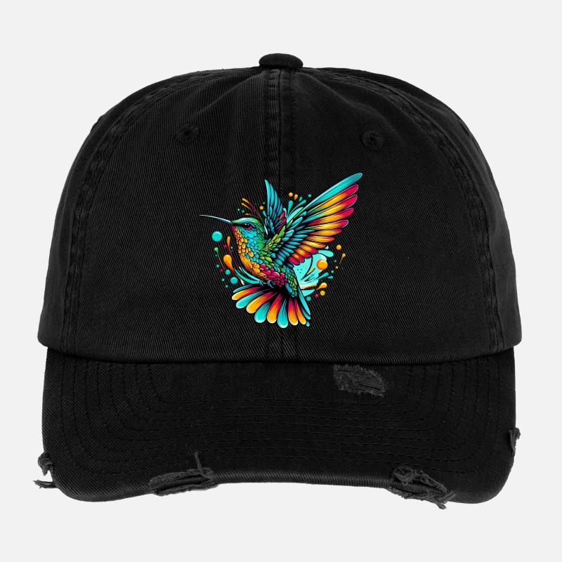 Kolibri Flexfit Vintage Destroyed Cap