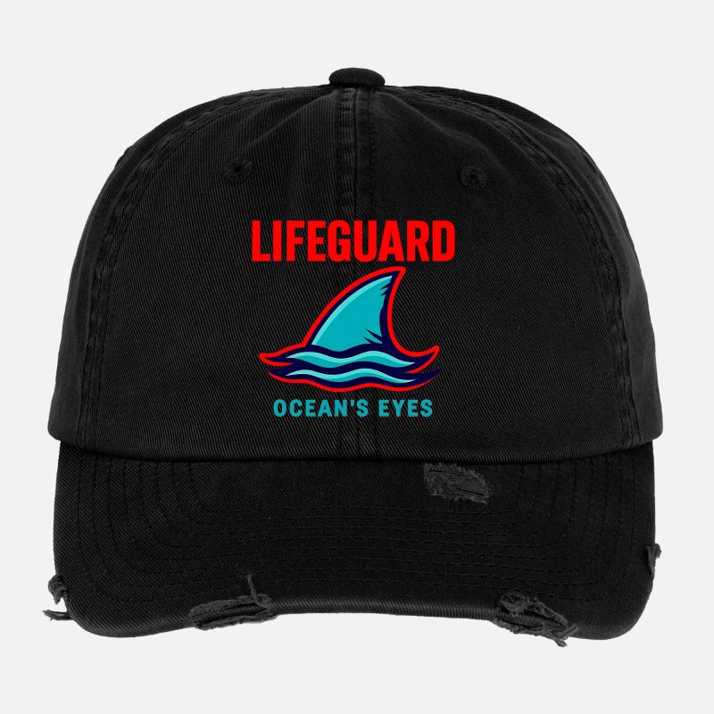 Rettungsschwimmer-Hemd Ocean Eyes Flexfit Vintage Destroyed Cap