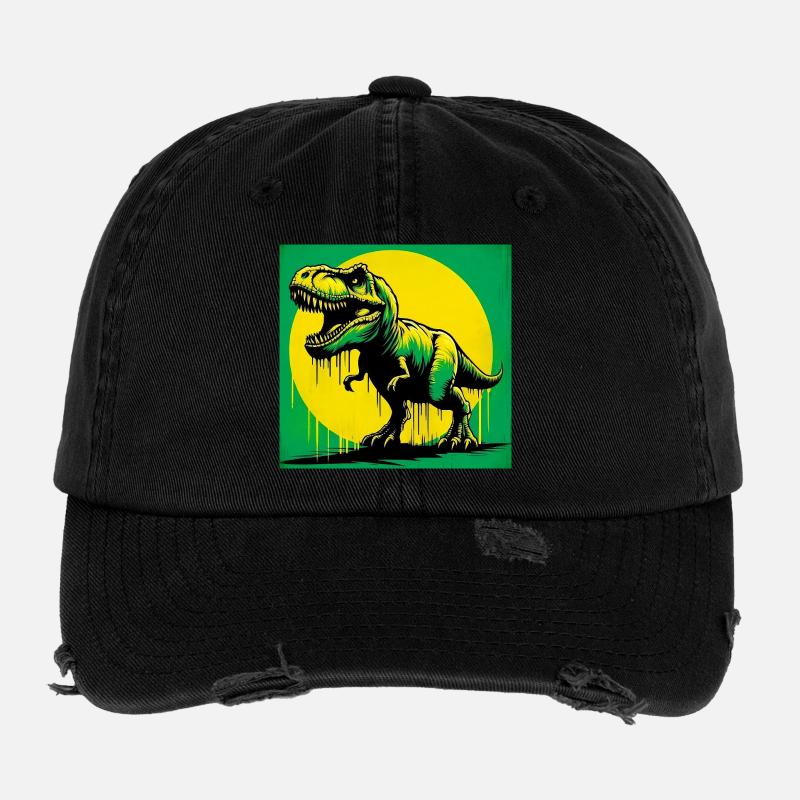 Dinosaurier Flexfit Vintage Destroyed Cap