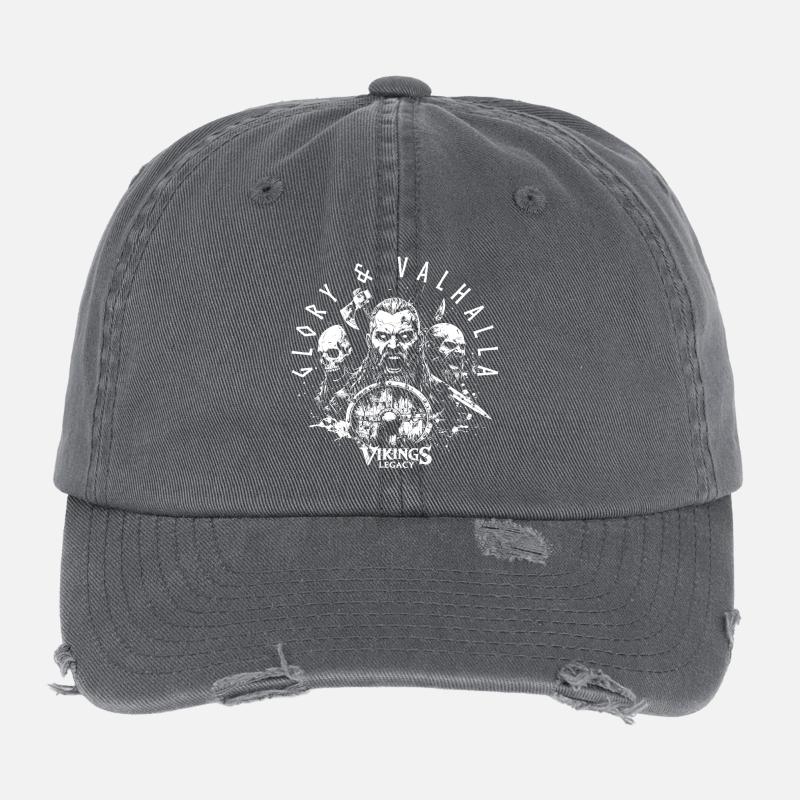 Glory & Valhalla Flexfit Vintage Destroyed Cap