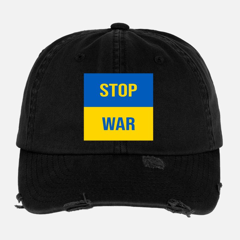 Arrêtez la guerre Casquette vintage effet usé Flexfit