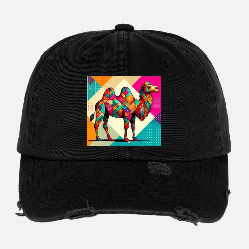 Kamel Flexfit Vintage Destroyed Cap